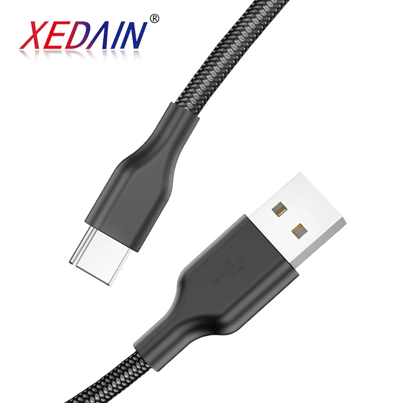 Кабель USB Type C с быстрой зарядкой кабель 2 0 для телефона 1 м 3 А быстрая зарядка