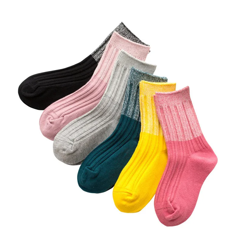 Kids Girls Socks Absorb Heat to form Night Luminous Cotton Children's Socks for Boys Fashion Spring Baby Socks 2-7Years