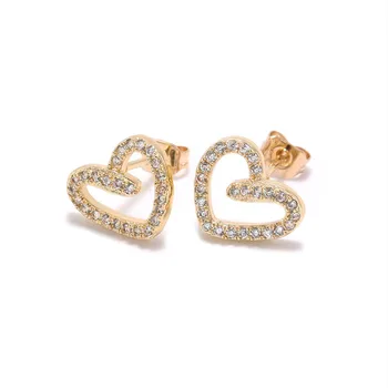 

2020 irregular fashion ladies heart-shaped earrings