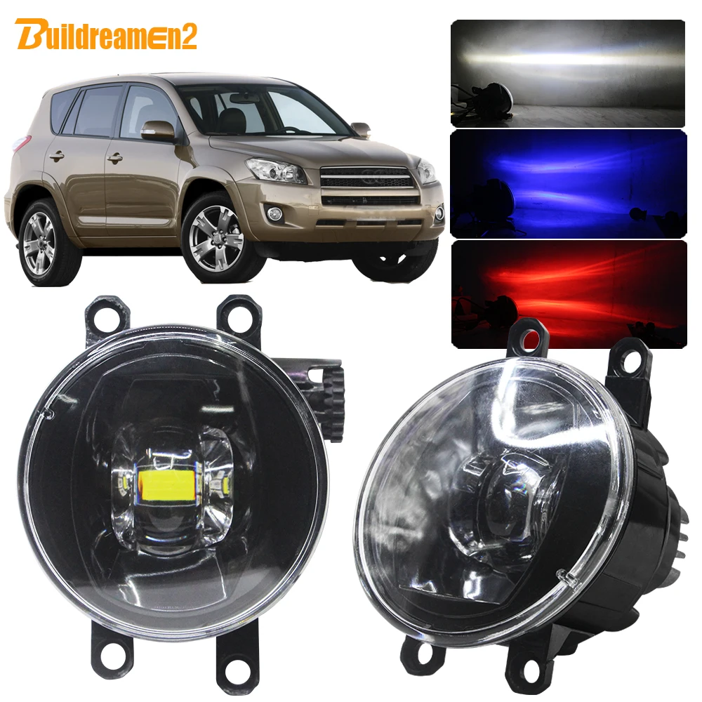 Buildreamen2 для Toyota RAV4 Previa RAV 4 2006 2012 2016 2018 автомобиля H11 4000LM светодиодный лампы