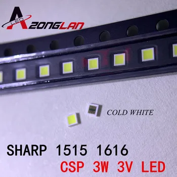 

For SHARP LED LCD Backlight TV Application LED Backlight 3W 3V CSP 1515 1616 Cool white for TV Application 500PCS