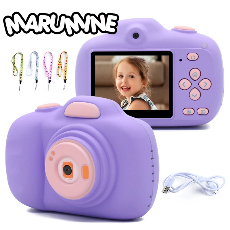 Marumine детские игрушки HD 1080P фотоаппарат детский Цифровая видеокамера 2.3 дюймовый
