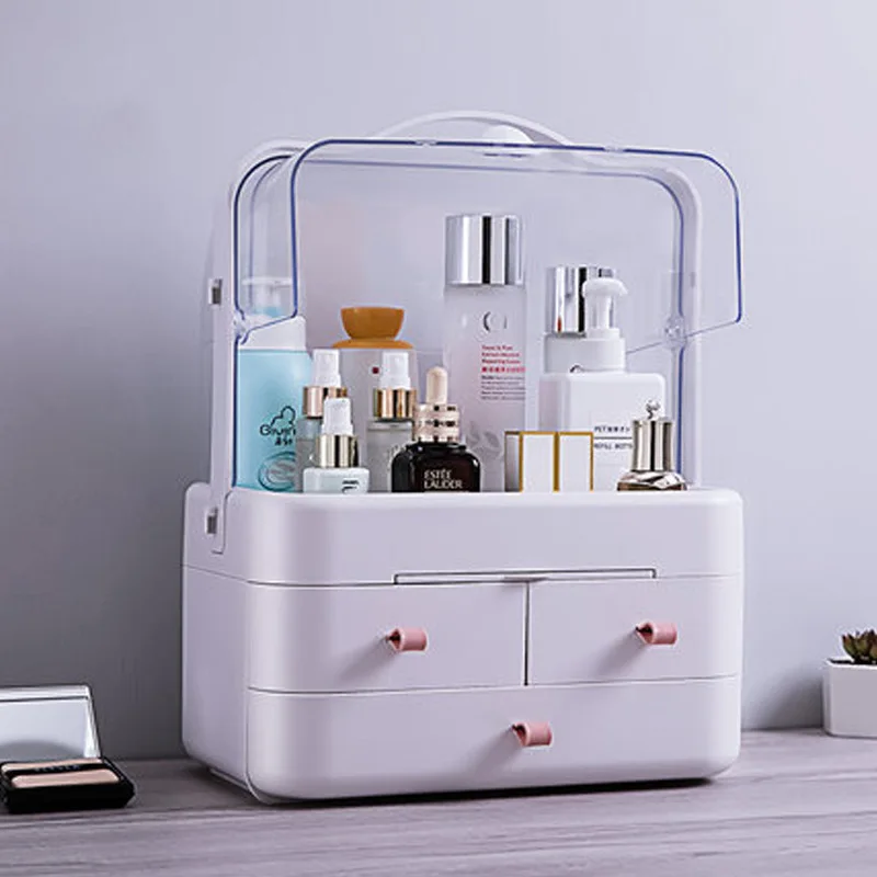 Women Large Capacity Professional Makeup Organizer Cosmetic Bag Organizer Women Travel Make Up Cases Big