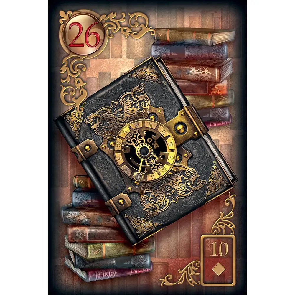 47 карточек Позолоченные Reverie Lenormand расширенное издание массовый рынок в мягкой обложке с онлайн-справочником для детей аудит игры# N