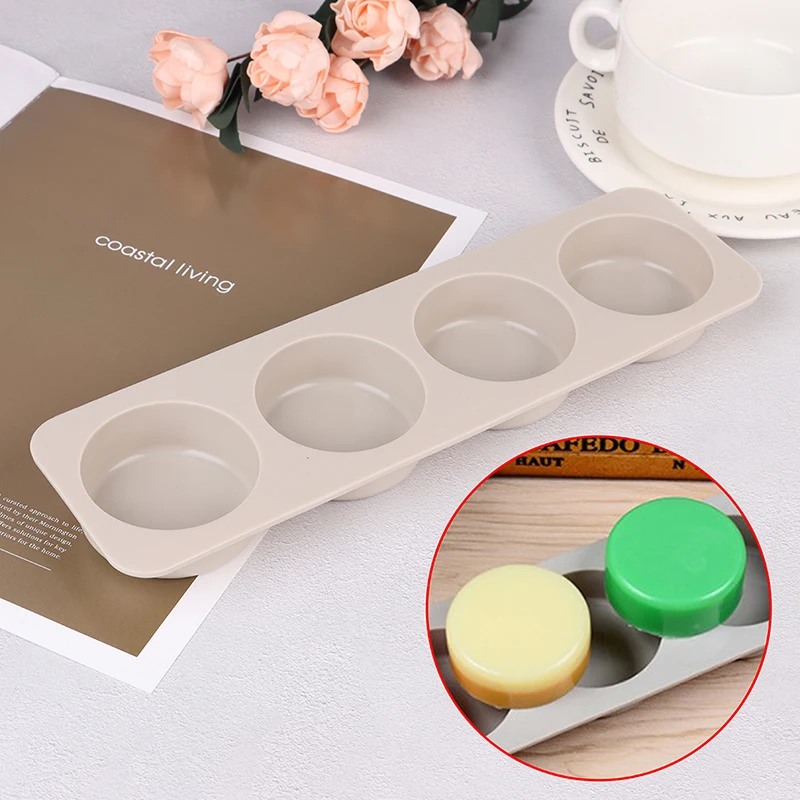 Round Soaps Molds Fun Gifts DIY Silicone Soap Mold for Handmade Soap