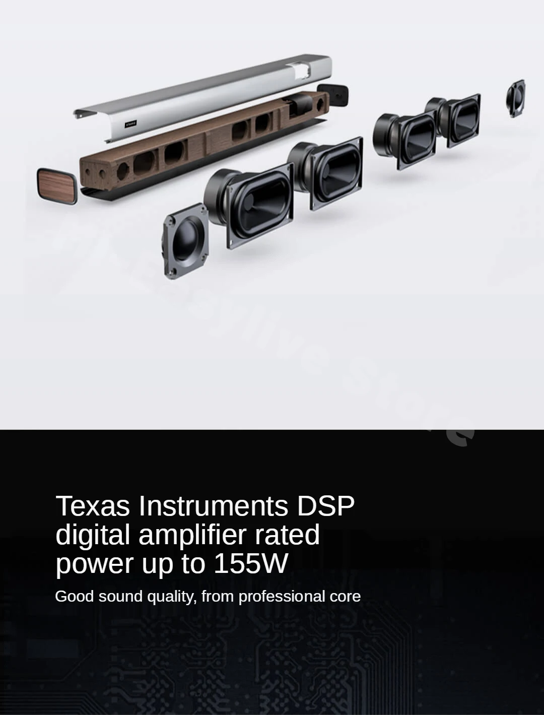 BINNIFA Simulate 5.1 Surround Karaoke Home Theater Live3D 5.8G Anti