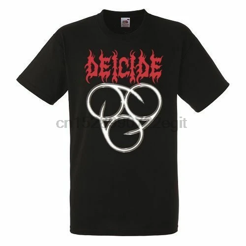 Deicide insineratehymn Черная Мужская футболка рок-группы | одежда