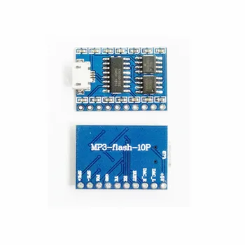 

Taidacent SD Card Voice Recording Module MP3 FLASH USB Sound Card Module MP3 SPI Sound Player Board