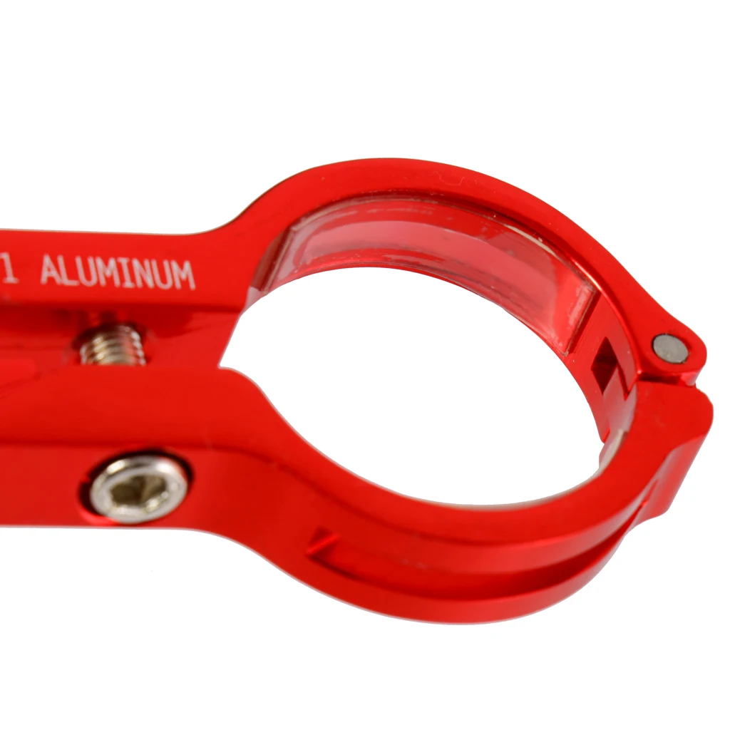 Bike Bicycle Handle Bar Extender Mount Lamp Light Holder Bracket Red