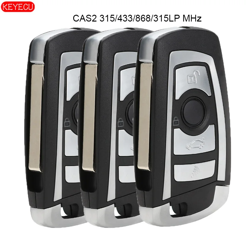 

KEYECU 3PCS/LOT CAS2 Modified Remote Key 4B 315MHz/433MHz/868MHz/315LP PCF7946 CAS2 for BMW 1 3 5 6 7 X3 X5 Z3 Z4 FCC: KR55WK47