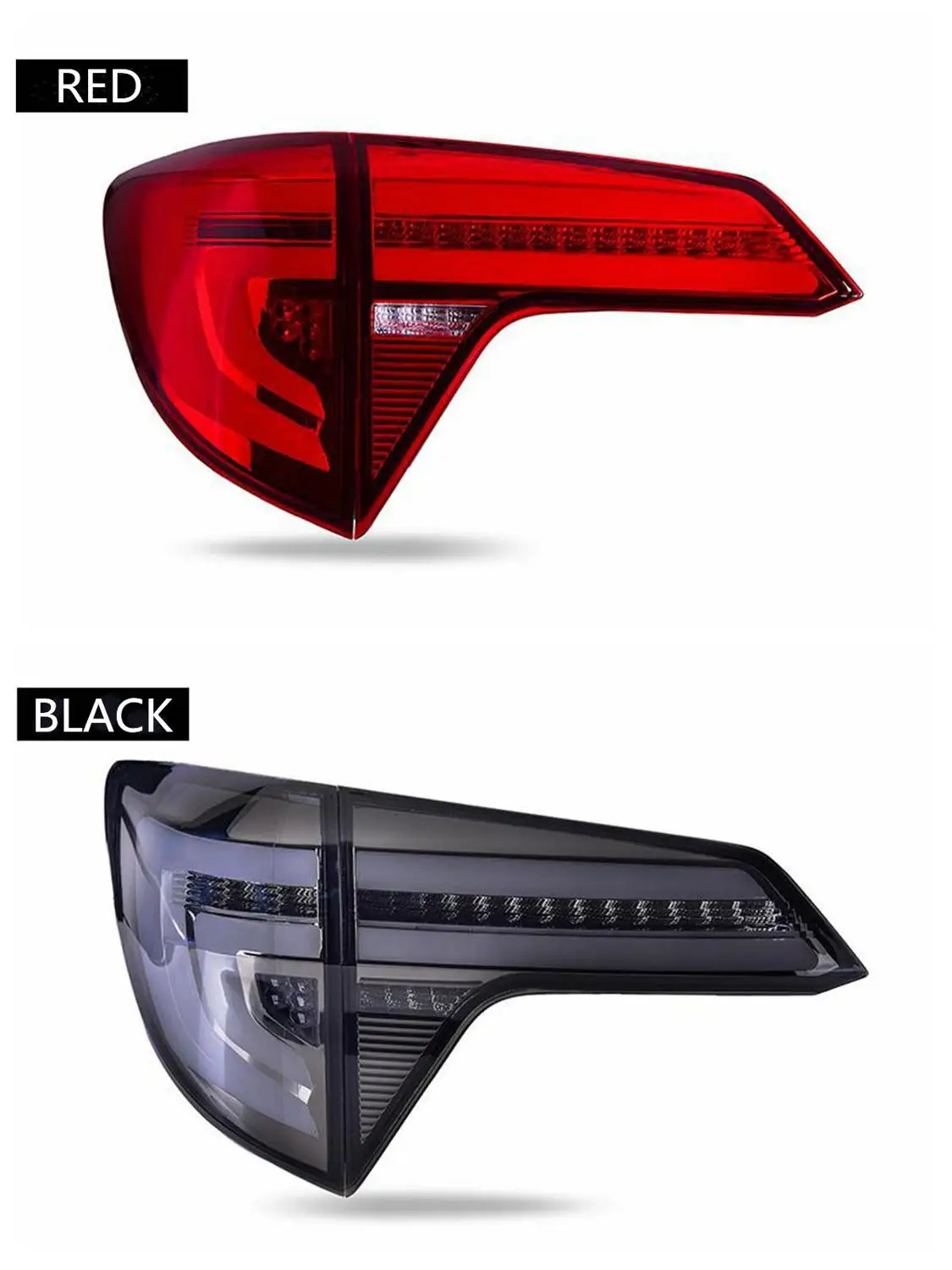 

VLAND factory For Car Taillight For HRV VEZEL 2016 2019 Tail Light turn signal with moving signal+brake light+DRL+reverse light
