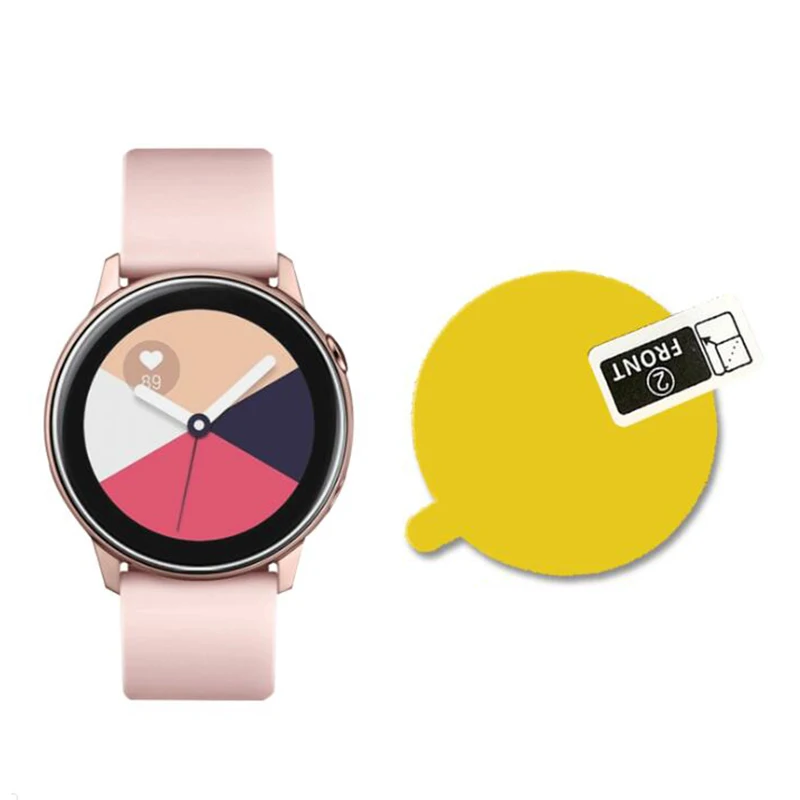 3 шт./компл. 5H для samsung Galaxy Watch Active 2 40 мм 44 мм Смарт-часы ТПУ нано взрывозащищенные анти-шок HD защитная пленка для экрана