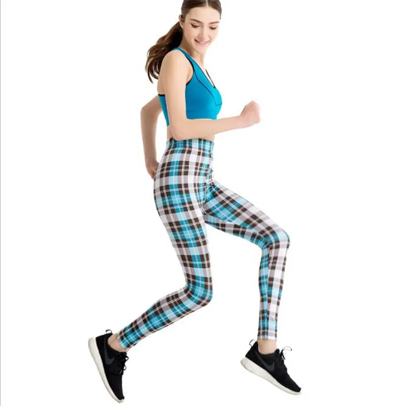New Style Leggings Elastic High Waist Sexy Polyester Fiber Legging Breathable Slim Women Pants Indoor Sports