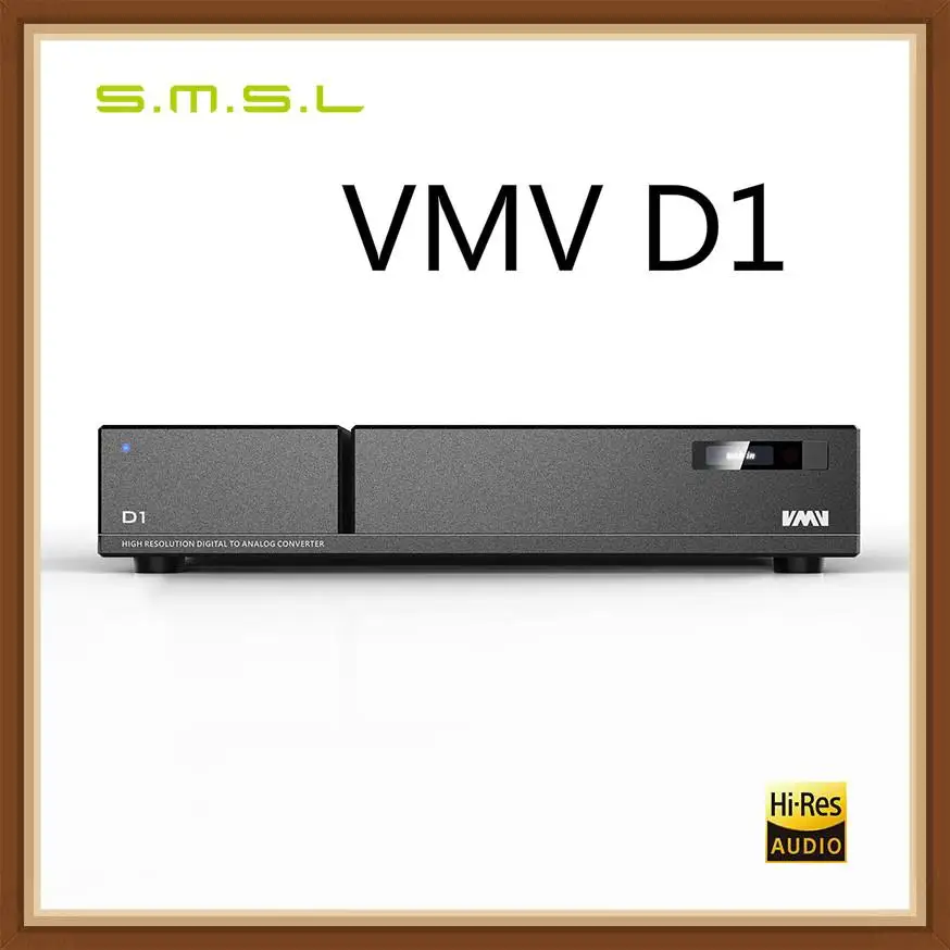 Цифровой декодер SMSL VMV D1, аналоговый аудио конвертер PCM 768 кГц/32 бит, USB/оптоволоконный/коаксиальный/EBU DAC