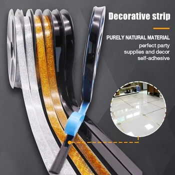 

New self-adhesive ceramic tiles mildew-proof edge tape decorative corner side edge strip tile seal gadget XH8Z