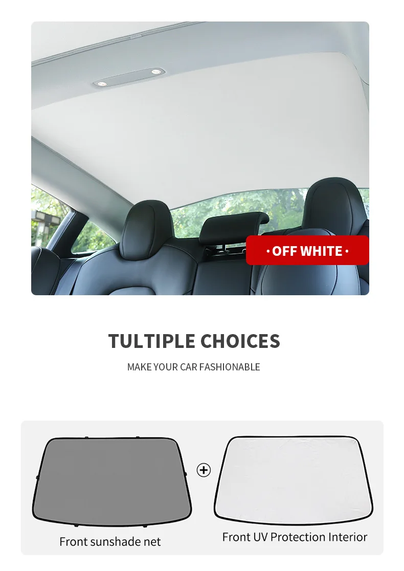 Everything Is Solar Tesla Model 3 Sunroof Shade Accessories Skylight