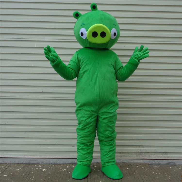 

Factory direct sale stupid pig green doll Mascot Costume Adult Halloween Birthday party cartoon Apparel Cosplay Costumes