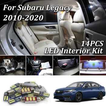 

14Pcs White Canbus Error Free LED interior lamp light Package Kit for Subaru Legacy LED interior light Kit (2010-2020) + Tool