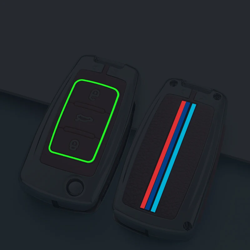 Custodia per chiave auto in lega di zinco per VW Volkswagen Polo Tiguan Passat B5 B6 B7 Golf 4 5 6 MK6 Jetta Lavida per Skoda Octavia 9 Custodia per chiave auto in lega di zinco per VW Volkswagen Polo Tiguan Passat B5 B6 B7 Golf 4 5 6 MK6 Jetta Lavida per Skoda Octavia - H52ed17f3bc1d4ab189dff2c94250e19cV