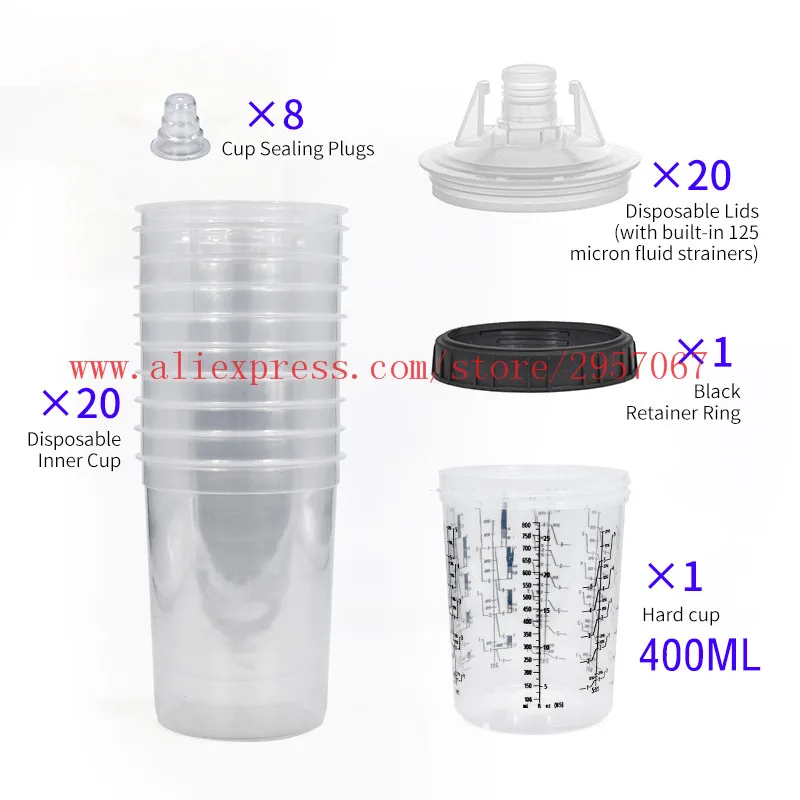 Disposable Spray Gun Cup, Disposable Paint Cup