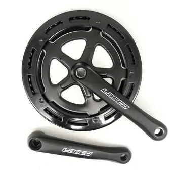 

Ultralight Folding Bicycle Crank 52T Chainwheel 170mm aluminum alloy crankset road bike crank Single speed parts