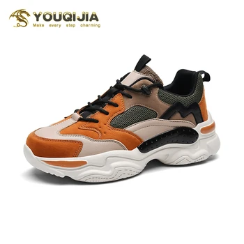 

Men Shoes Clunky Sneaker Breathable Spring Casual Running Shoes 2020 New Sports Shoes Men's Korean Version Of The Trend Of Wild