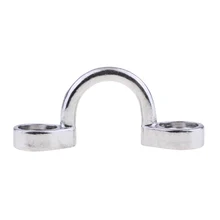 Marine Stainless Steel Deck Loops Tie Down Pad Eye Strap For Canoe Rigging