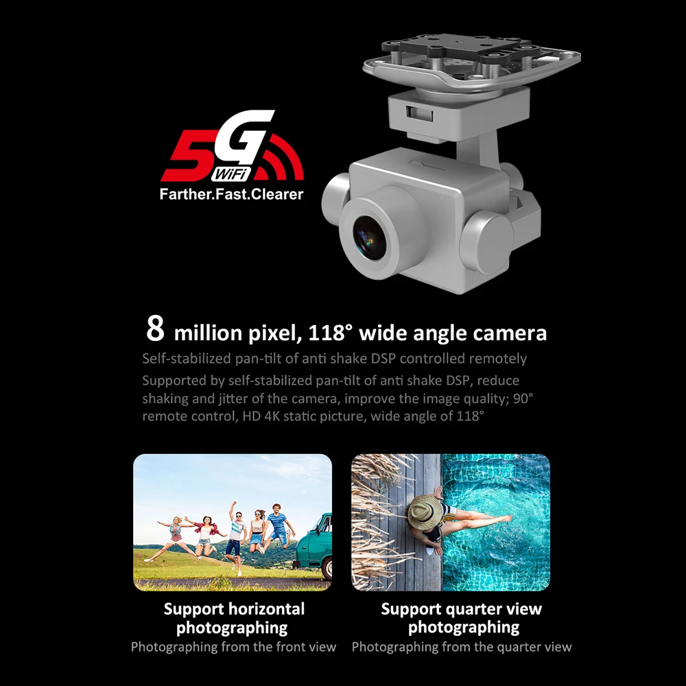 US $137.99 K777 Gps Rc Quadcopter Drone 4k Hd Gimbal Camera 5g Wifi Fpv Brushless Motor 30mins Flight 1km Control Professional Helicopter