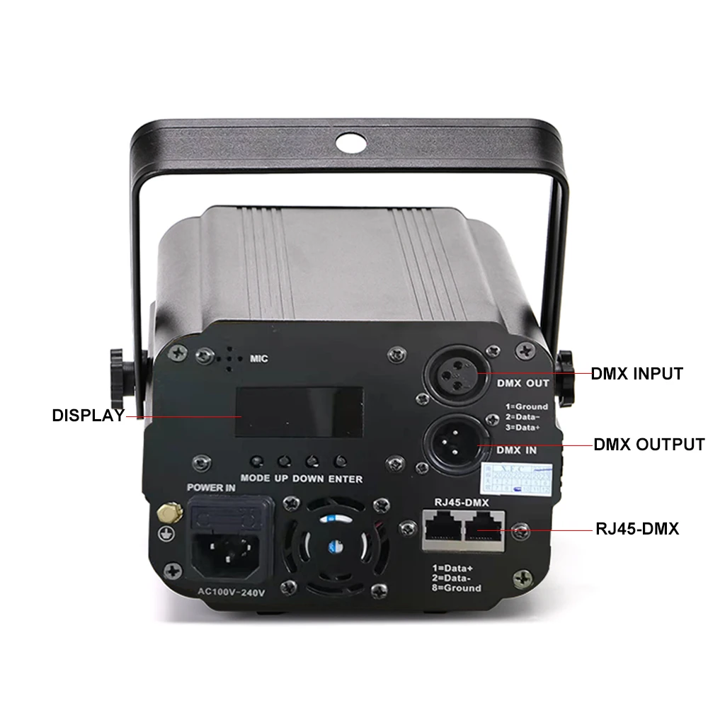 Billige 3D laser licht RGB bunte DMX 512 Scanner Projektor Party Weihnachten DJ Disco Show Lichter club musik ausrüstung Strahl Moving ray Bühne