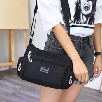 

Large Capacity Handbag Women Tote Bags Multi Pockets Waterproof Crossbody Shoulder Bag Women Messenger Bag