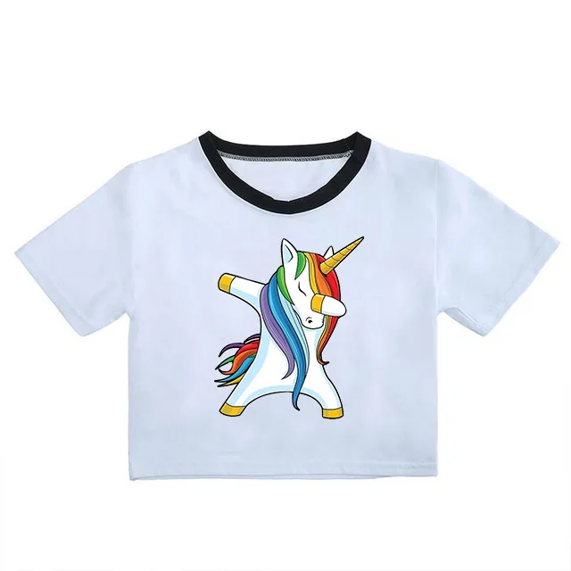 sssnicorn-Printed-O-neck-Short