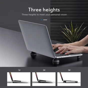 

1pcs Notebook Computer Support Radiator Computer Pad High Desktop Universal Bracket Base Cooling Pad Tablet Stands Accessories