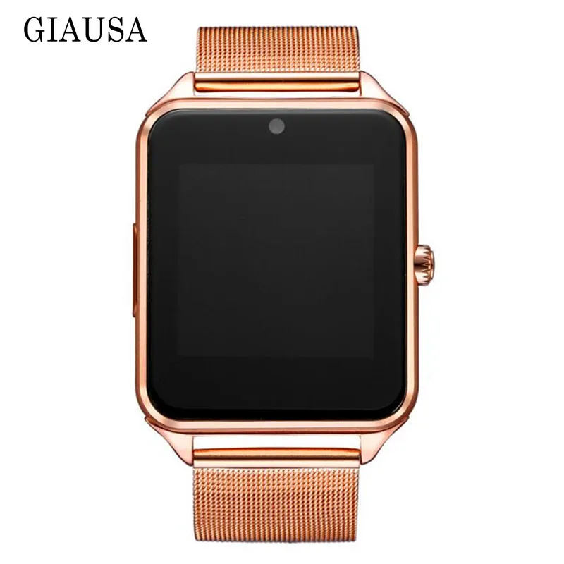 Лидер продаж Bluetooth Смарт часы Z60 для мужчин и женщин Bluetooth 2G Smartwatch Поддержка наручные часы с SIM для IOS Android с 16 Гб TF карта