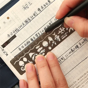 4 pcs/lot Cute Kawaii Creative Horse Birdcage Hollow Metal Bookmark Ruler For Kids Student Gift School Supplies Free Shipping 2