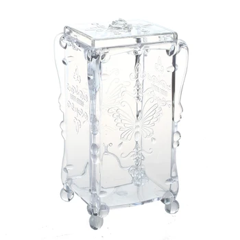 

swab Organizer cotton pad box jewelry box Jewelry Box Cosmetic Case Acrylic