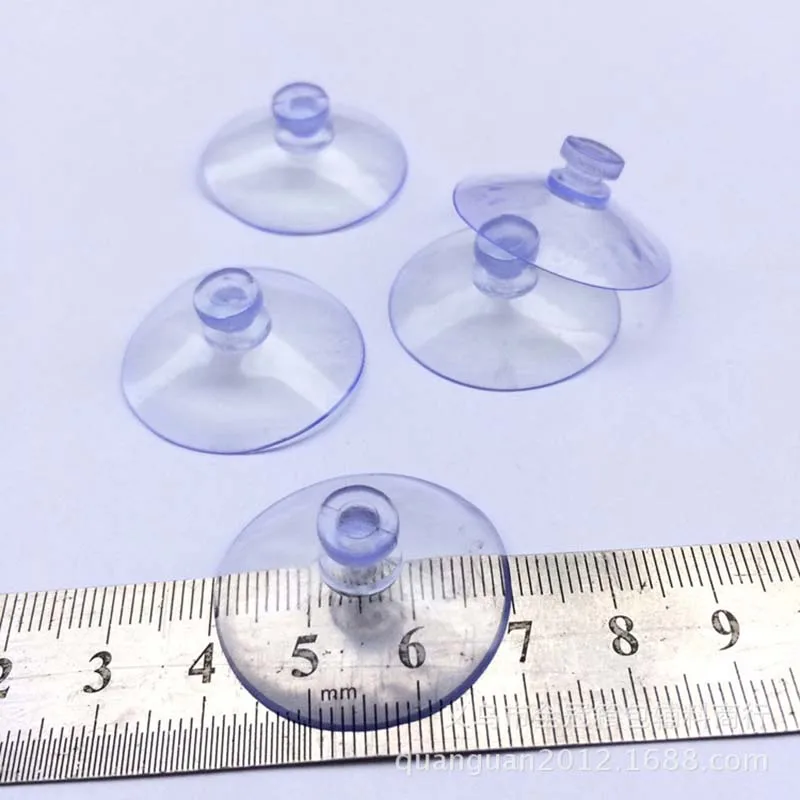 Strong Vacuum Suckers Suction Cups Mushroom Head Hooks Hanger Clear Sucker For Window Decoration Wedding Car 3/4/5.5cm 30PCs suction cup hook suction cups