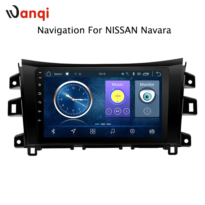 Система мультимедийная Автомобильная с gps Навигатором 10 1 дюйма Android 8 для Nissan navara