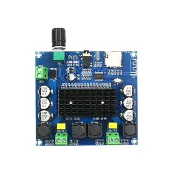 

XH-A105 Bluetooth 5.0 TDA7498 digital amplifier board 2x100W Stereo Audio AMP Module Support TF Card AUX