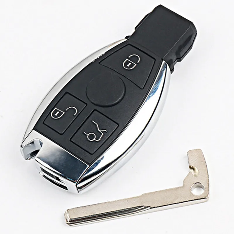 

DAKATU Replacement Smart Remote Key Shell Case Fob 3 Button for Mercedes-Benz BGA CLS CLK CLA SLK W203 W210 W211 AMG W204