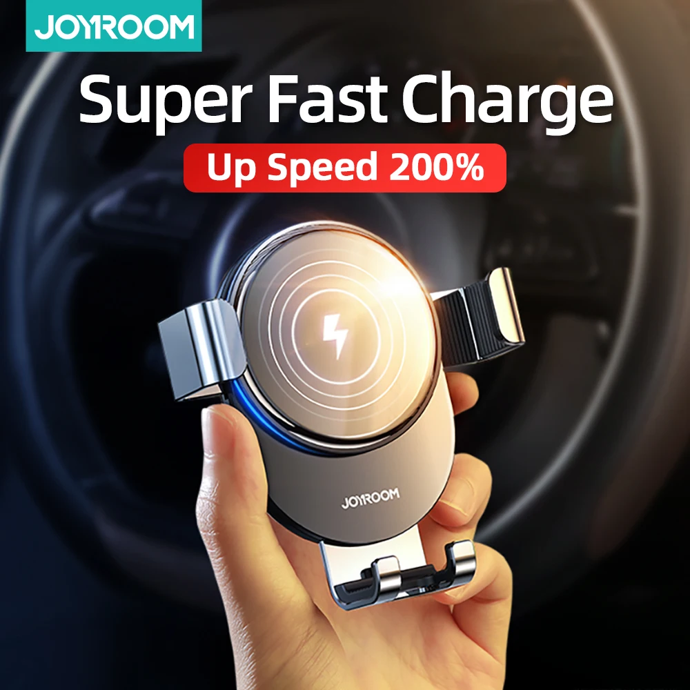 15W Wireless Charger Car Mount for Air Vent Mount Car Phone Holder Intelligent Infrared Fast Wireless Charging Charger