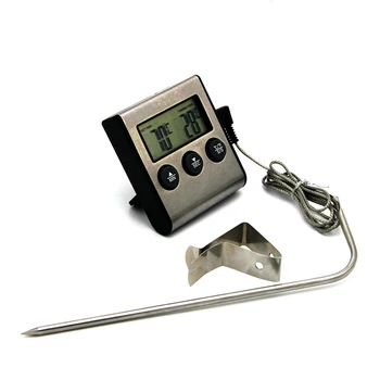 

Digital meat Thermometer for Oven Digital Lcd Display Probe Food Thermometer Timer Cooking Kitchen Bbq