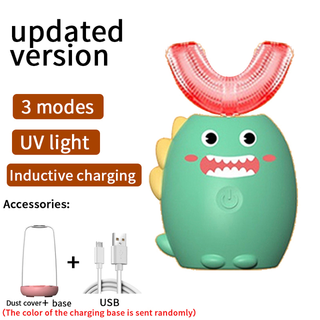 Kids Electric Toothbrush Children's Xaomi Teeth Tooth Brush Silicone Soft Brush Cartoon Pattern Toothbrush Child Gift