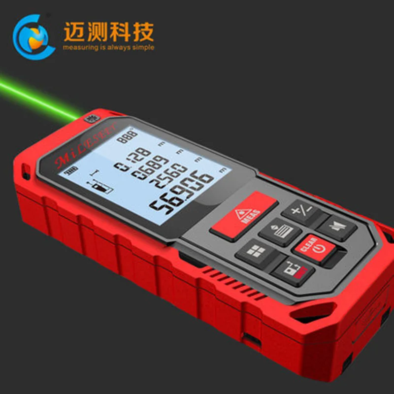 MiLESEEY S2 Laser-entfernungsmesser Grün lichtquelle band entfernungsmesser 100m range finder MiLESEEY S2 Laser-entfernungsmesser Grün lichtquelle band entfernungsmesser 100m range finder