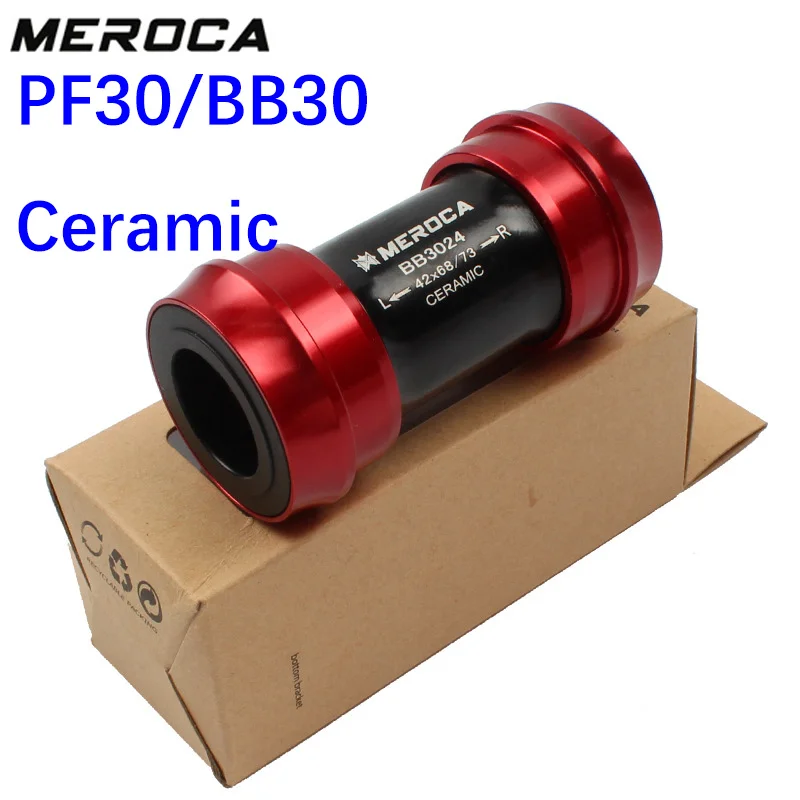 Велосипедный кронштейн Meroca PF30 BB30 керамический Нижний 24 мм шпиндель для Shimano |