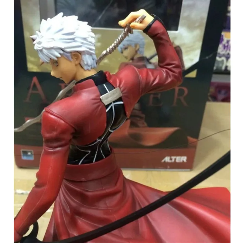 Аниме Fate/stay Night Unlimited Blade Works Saber Emiya Shirou ПВХ фигурка Коллекция Модель игрушки X3653