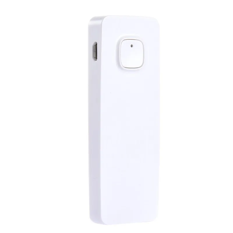 Support Chargeable Wireless Smart Door/Window Sensor White Compatible With Highly Assistant No Hub Required