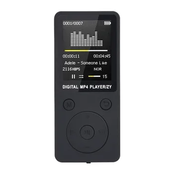 

2018 Fashion Portable MP4 Lossless Sound Music Player FM Recorder With A Card Slot Support External Memory TF Card