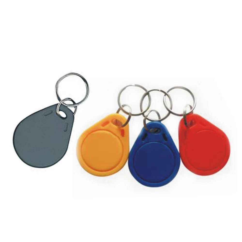 RFID IC keyfobs 13.56 MHz keychains NFC key tags ISO14443A MF 1k token tag for smart access control system