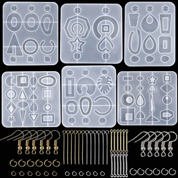 

Earring Pendant Resin Molds Silicone Mold For DIY UV Resin Epoxy Dried Flower Jewelry Making Casting Moulds Jewelry Tool