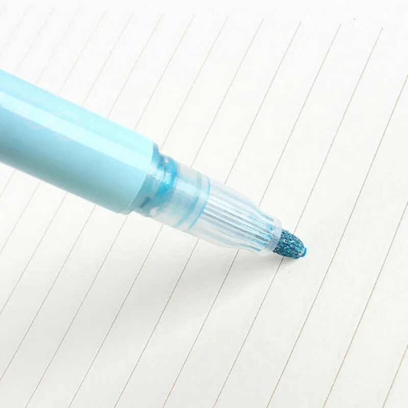8 шт маркер набор гелевых чернил двойная линия ручка цветные художественные маркеры для взрослых детей студенческий маркер Канцелярский набор